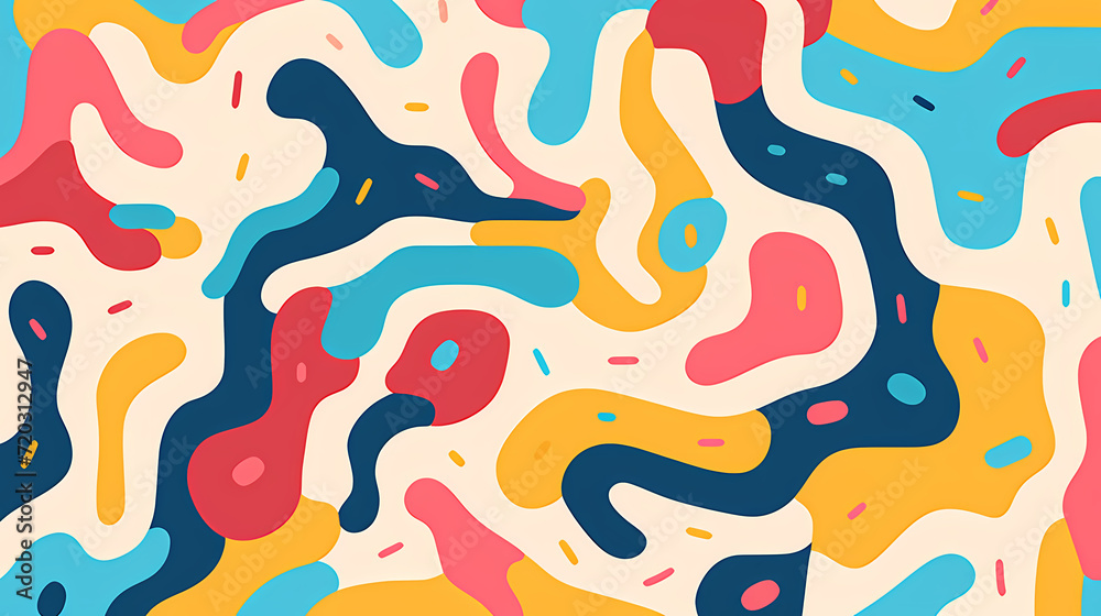 Abstract seamless doodle background, artistic background Abstract seamless doodle background, artistic background