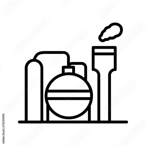 Refinery Vector Icon