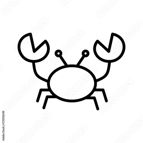 Crab Vector Icon