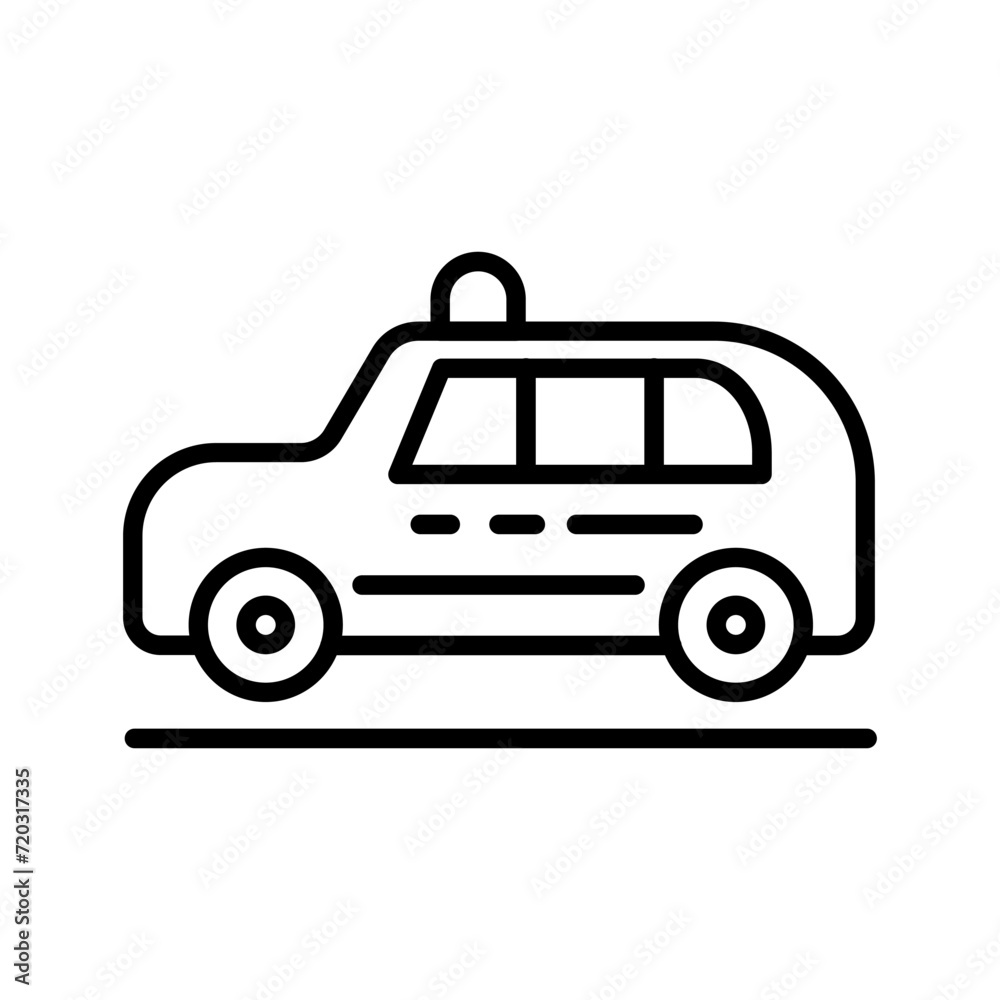 Cab Vector Icon