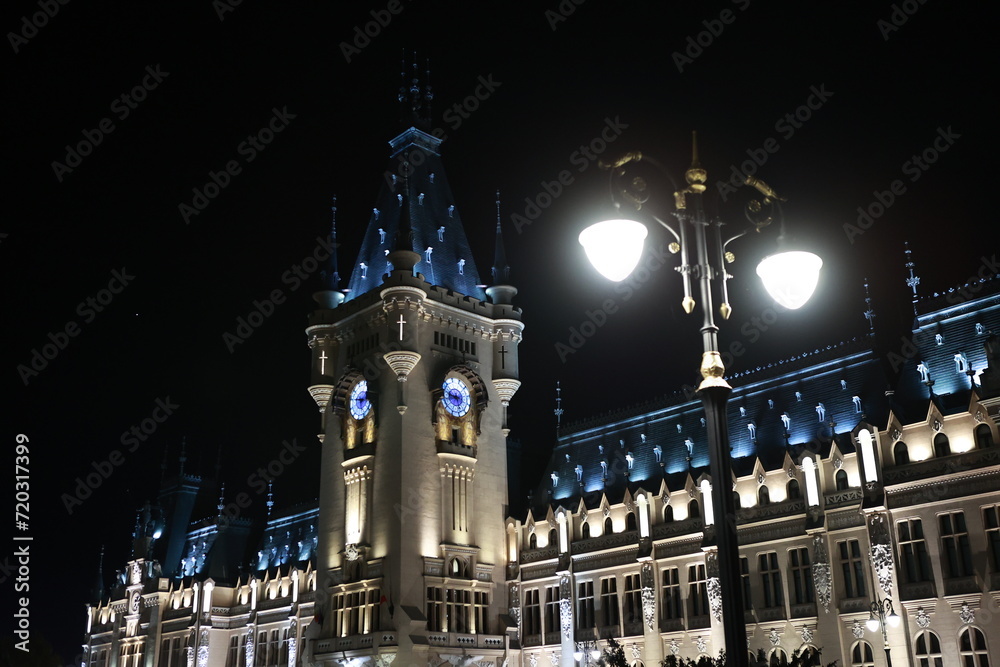 Fototapeta premium A beautiful public cultural institution in the city of Iasi in Romania.