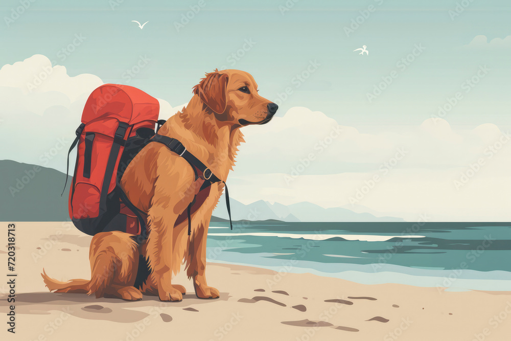Outdoor Activities: Dogs on the go might be participating in outdoor activities such as hiking, camping