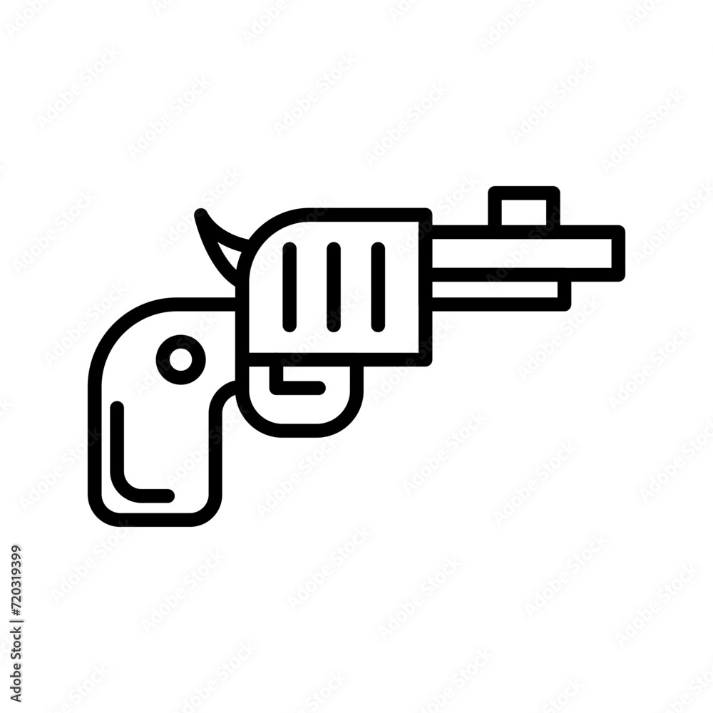 Revolver Vector Icon