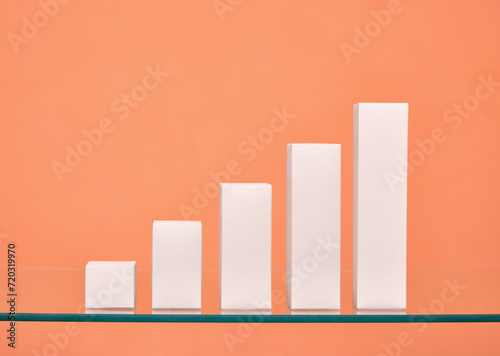 Economic and banking. Statistic  asset growth and price.