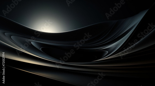 Abstract glowing dark background in circle shape as wallpaper illustration, Elegant background