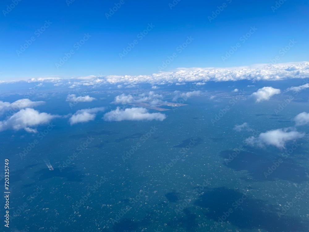 飛行機から見た風景
