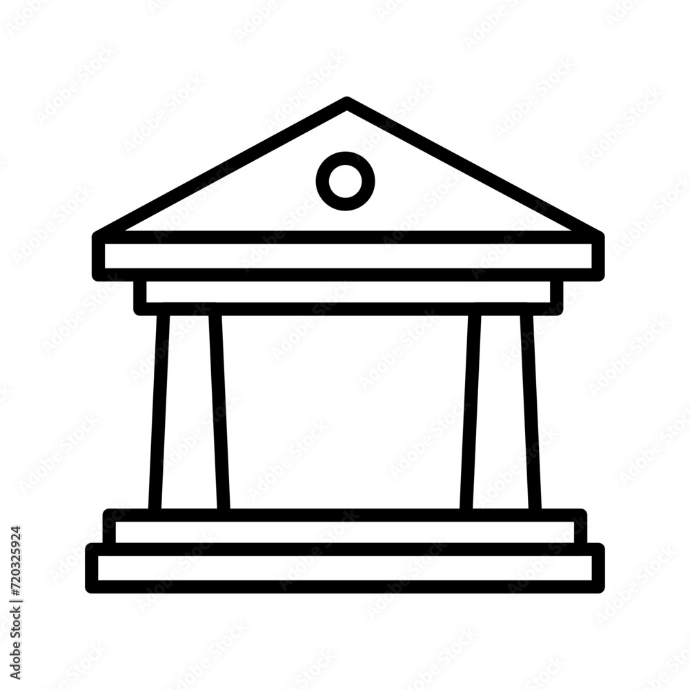 illustration of a house Line Icon illustration of a house Line Icon