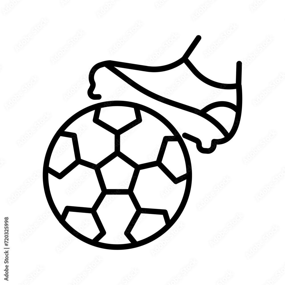 Obraz premium soccer ball Line Icon 