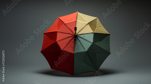 open umbrella with beautiful background, Generative Ai