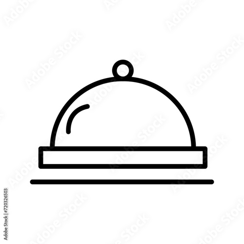 restaurant cloche icon