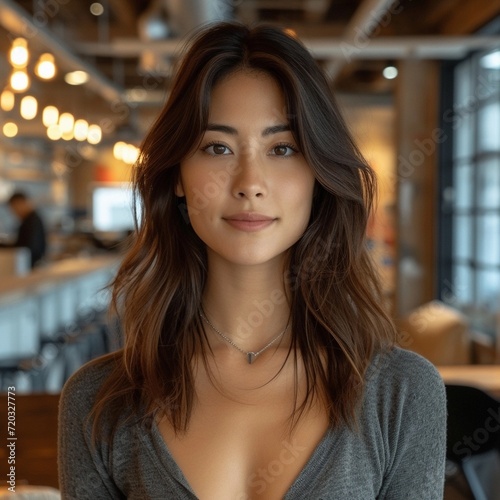 Free Download portrait of a beautiful asian woman - GFXLoad