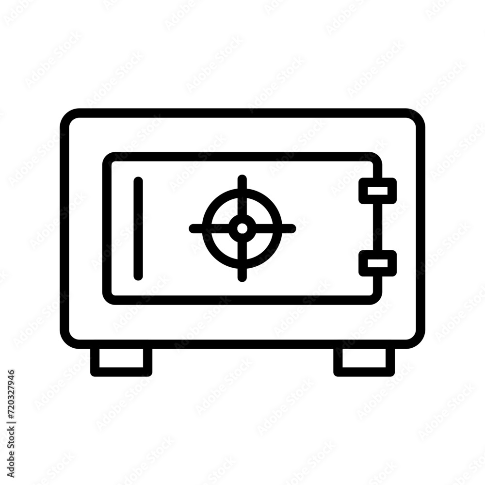 safe vector icon 