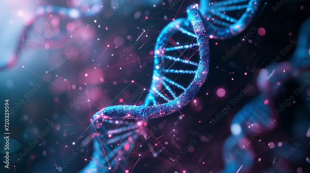 Strand of DNA. Science background Strand of DNA. Science background