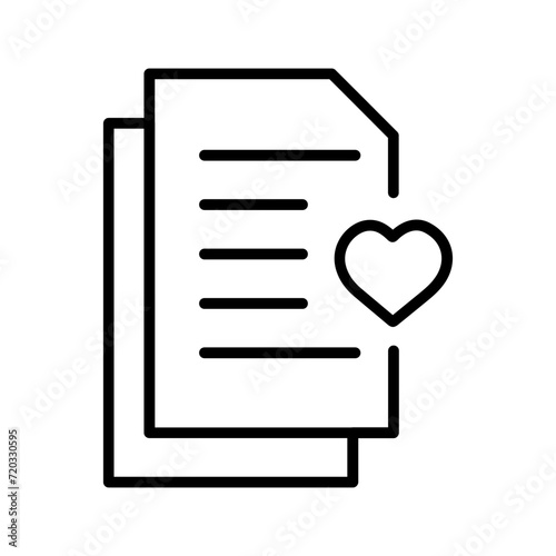 favourite list icon 