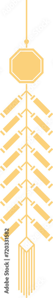Hanging firecrackers chinese style, illustrations and decorations for Asian New Year, holiday celebration and greetings. flat design, 2D front view. Hanging firecrackers chinese style, illustrations and decorations for Asian New Year, holiday celebration and greetings. flat design, 2D front view.