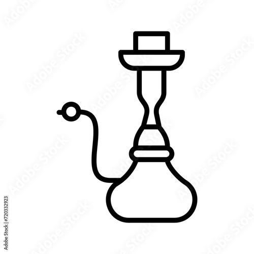 illustration of hookah
