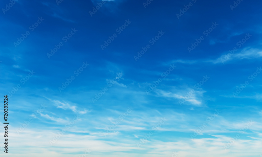 natural blue sky with clouds