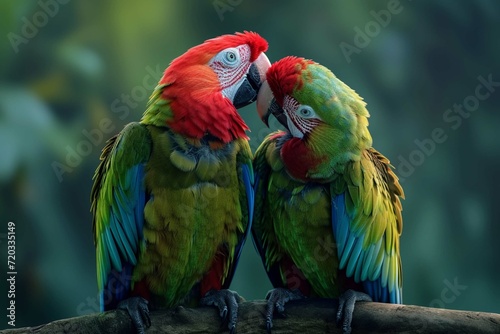 Green Wing Macaws