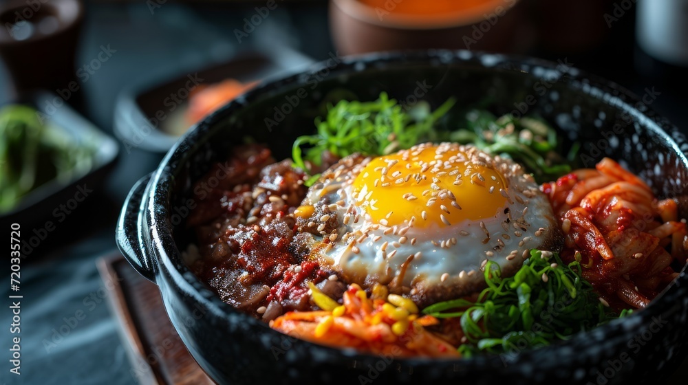 A dramatic highlighting the golden yolk of a sizzling egg. A dramatic highlighting the golden yolk of a sizzling egg.