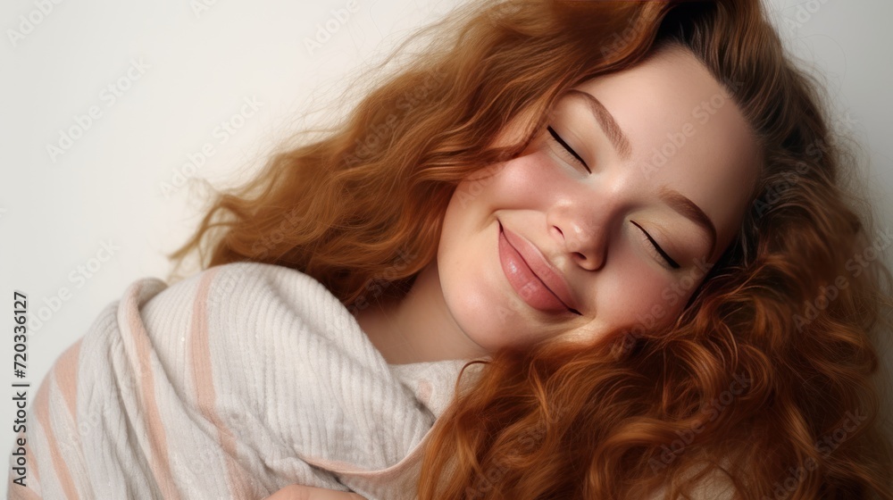 cute female, white and chubby, close eyes and hugging, cute female, white and chubby, close eyes and hugging,