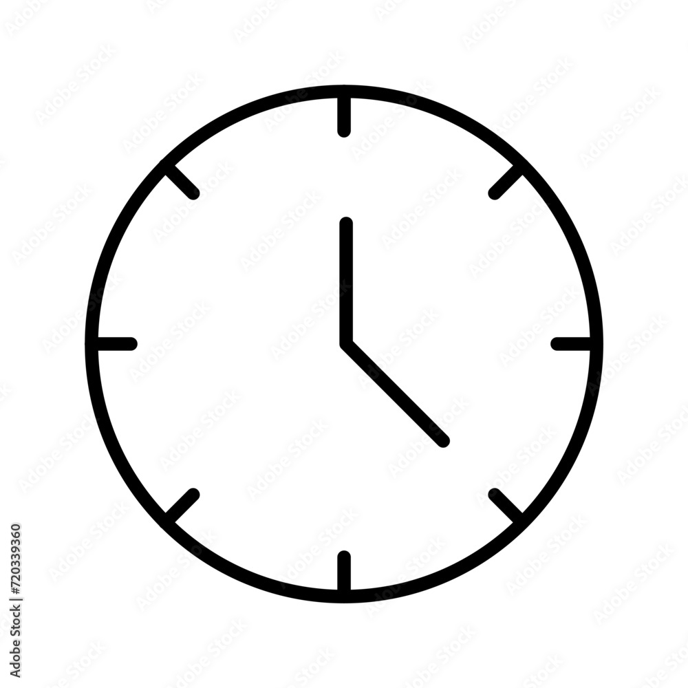 Clock Vector Icon Clock Vector Icon