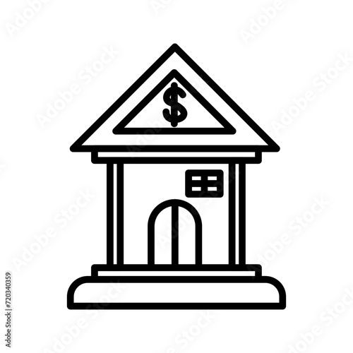 Bank Vector Icon