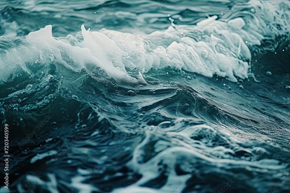 close-up photograph of waves sea