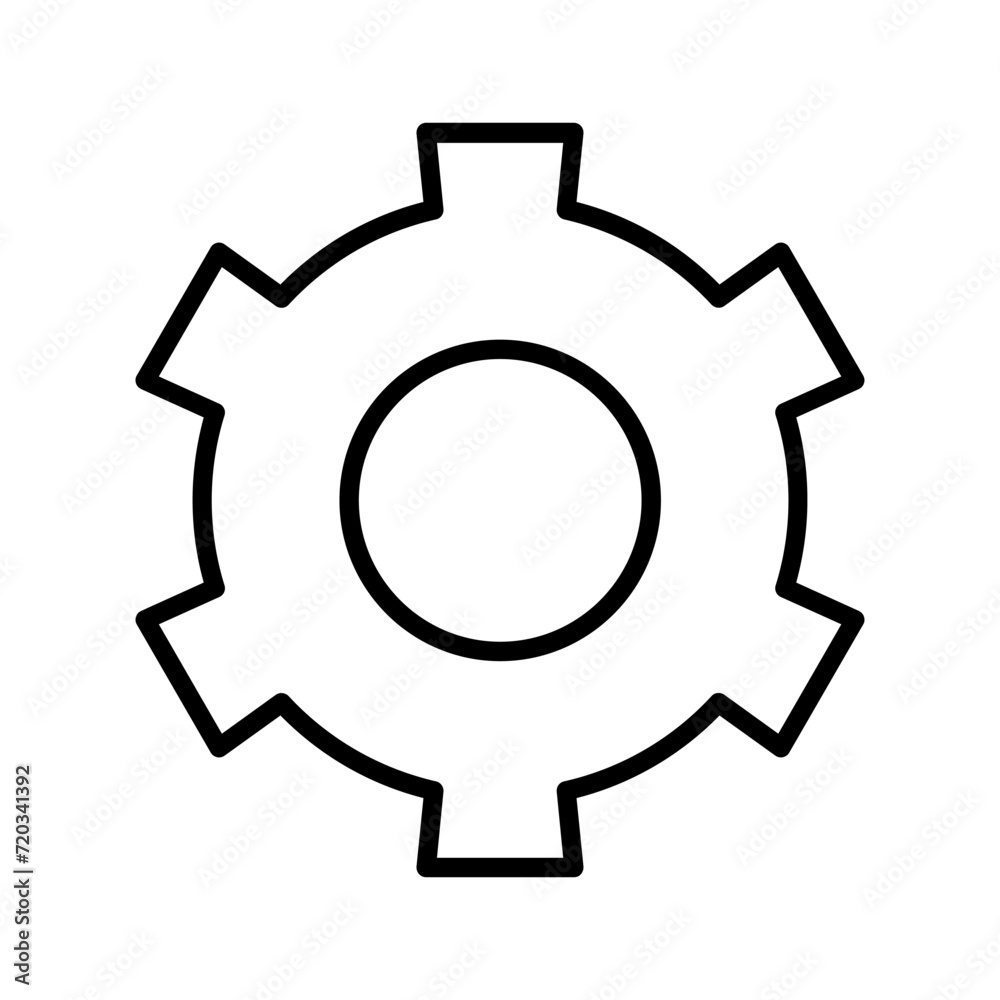 Setting Gear Vector Icon