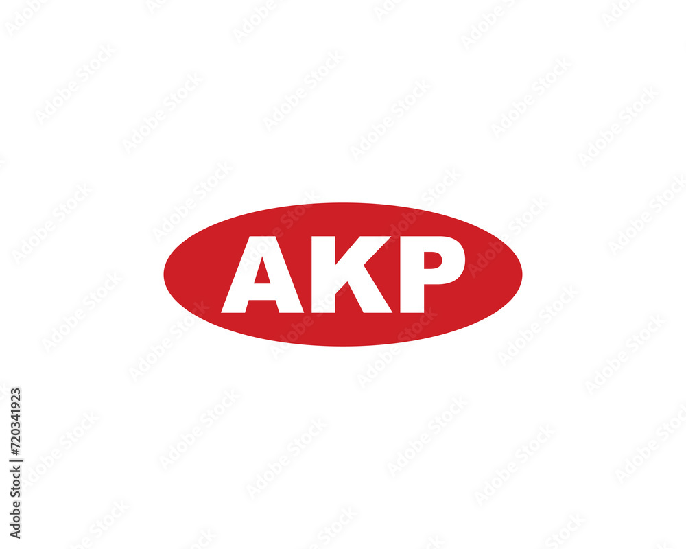 AKP logo design vector template AKP logo design vector template