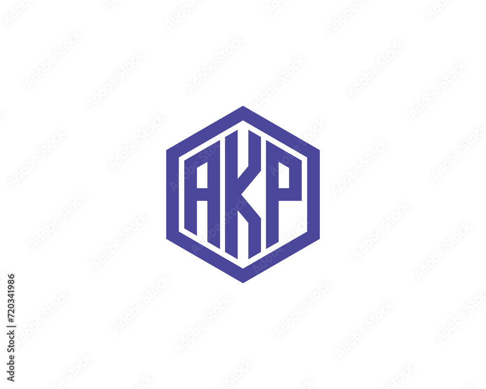 AKP logo design vector template AKP logo design vector template