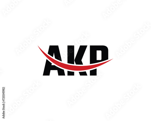 AKP logo design vector template