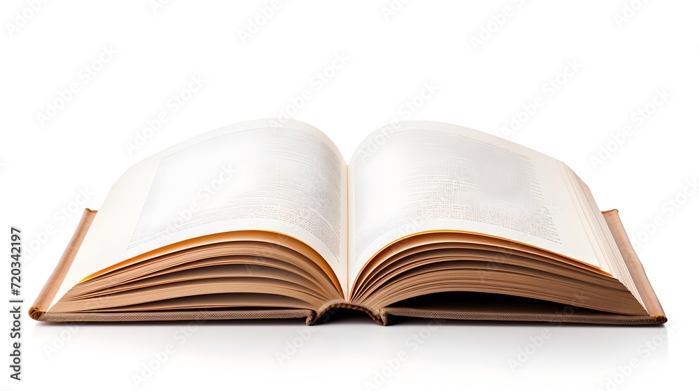 Close up open book isolated on white background. Close up open book isolated on white background.