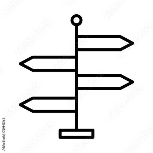 Directions Vector Icon