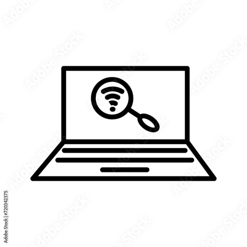 Find on Internet Vector Icon