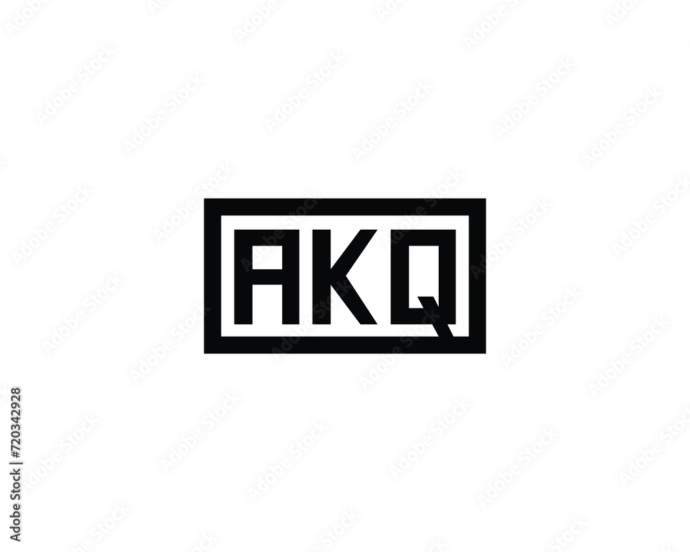AKQ logo design vector template AKQ logo design vector template