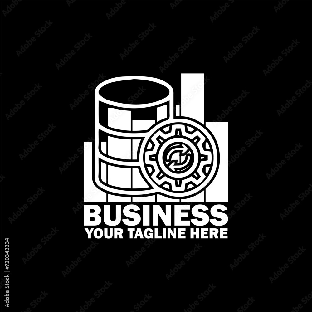 Abstract Initial Logo. color White isolated on Black Background. Business Branding Logos. Flat Vector Logo Design Template Element icon. Abstract Initial Logo. color White isolated on Black Background. Business Branding Logos. Flat Vector Logo Design Template Element icon.