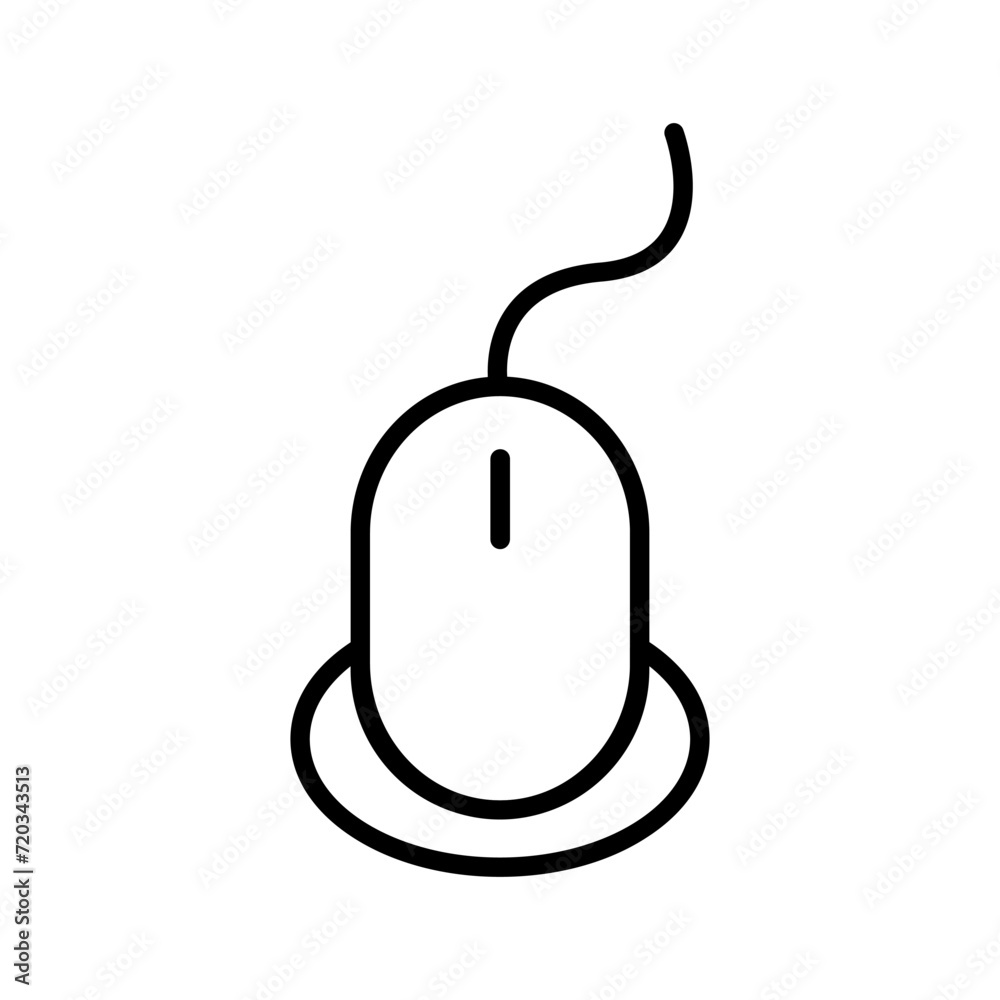 Obraz premium Mouse Vector Icon