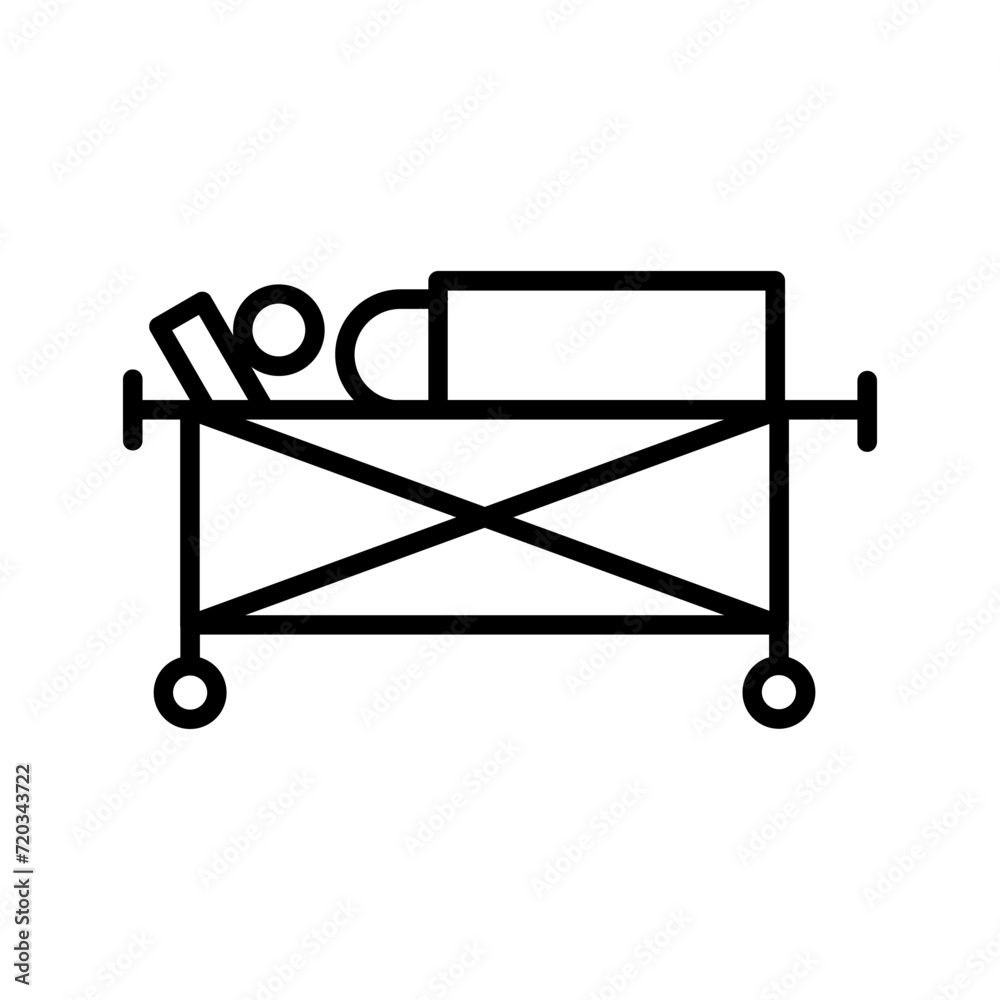 Stretcher Vector Icon Stretcher Vector Icon