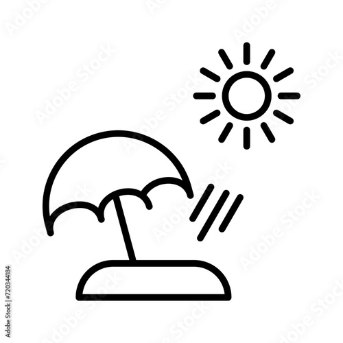 Beach Vector Icon