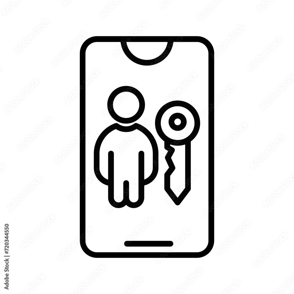 User Authentication Vector Icon User Authentication Vector Icon