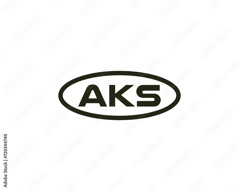 AKS logo design vector template AKS logo design vector template