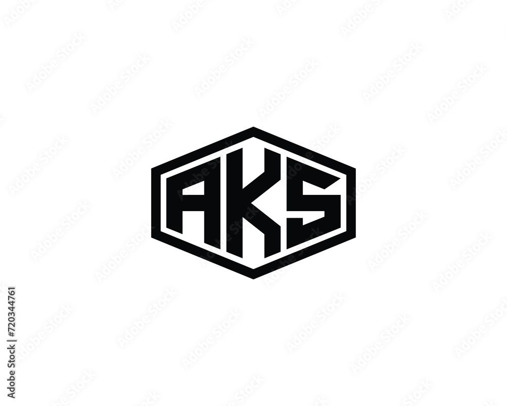 AKS logo design vector template AKS logo design vector template