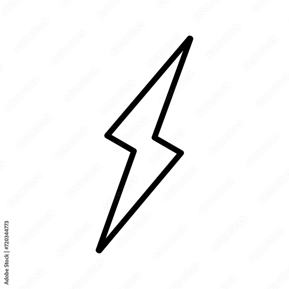 Lightning II Vector Icon Lightning II Vector Icon
