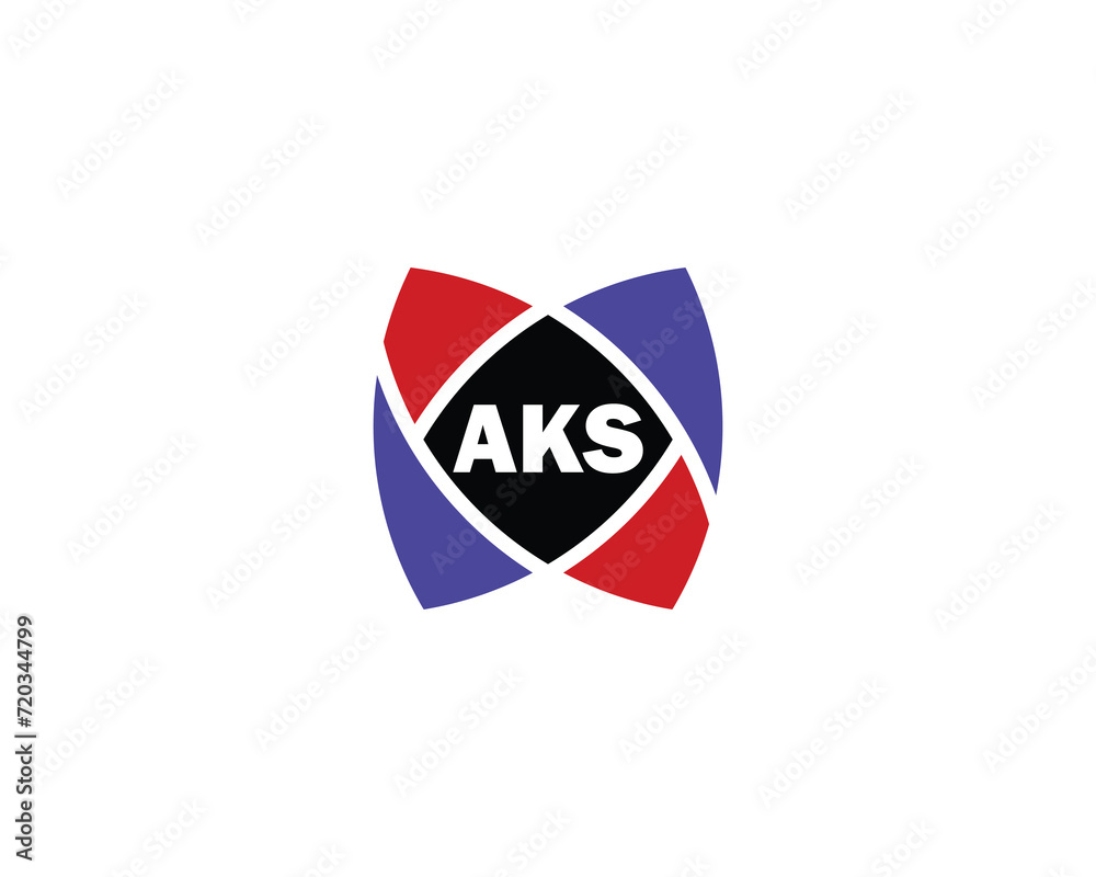 AKS logo design vector template AKS logo design vector template