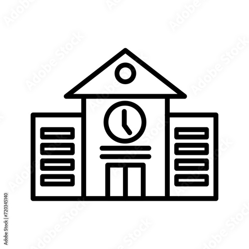 University Campus Vector Icon