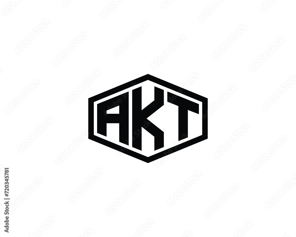 AKT logo design vector template