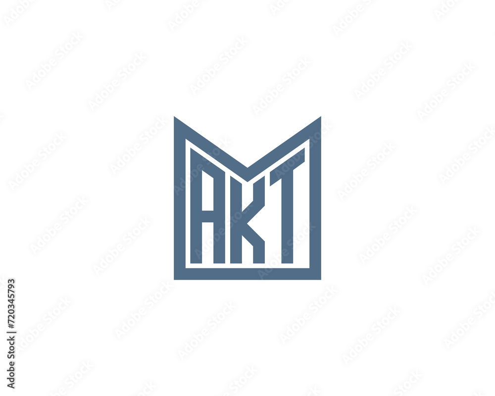 AKT logo design vector template AKT logo design vector template