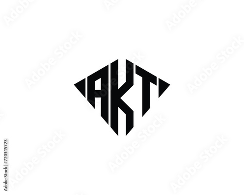 AKT logo design vector template