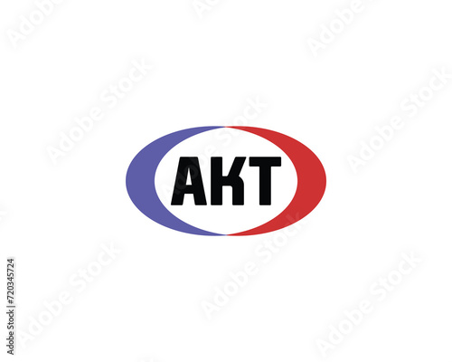 AKT logo design vector template