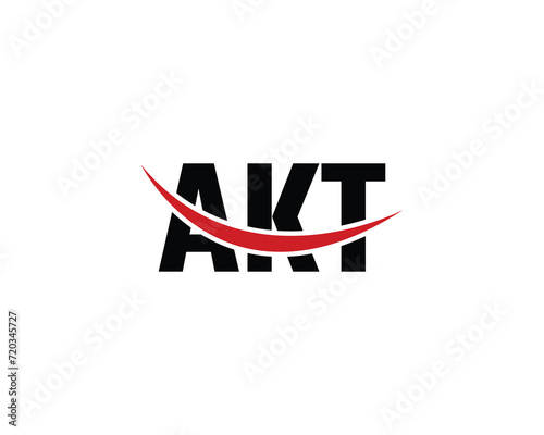 AKT logo design vector template